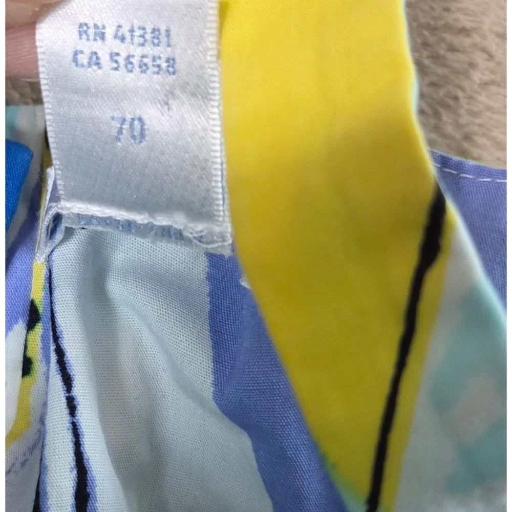 Ralph Lauren Sundress kids Girls size 6M Multicolor Sailboat AOP Print Lined EUC